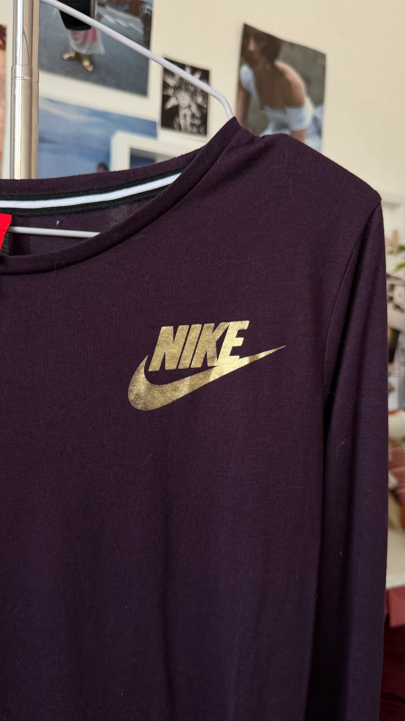 Paarse Nike lange mouw T-shirt maat XS – photo 2